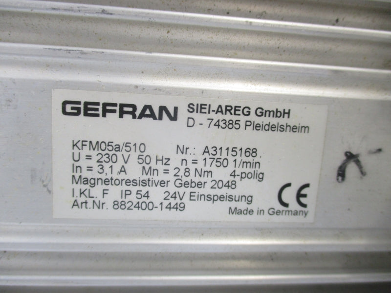 GEFRAN 882400-1449 230V 3.1A NSNP
