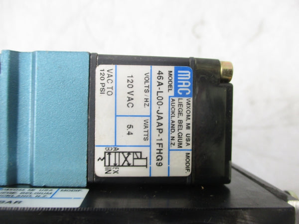 MAC 46A-L00-JAAP-1FHG9 120VAC 120PSI NSNP