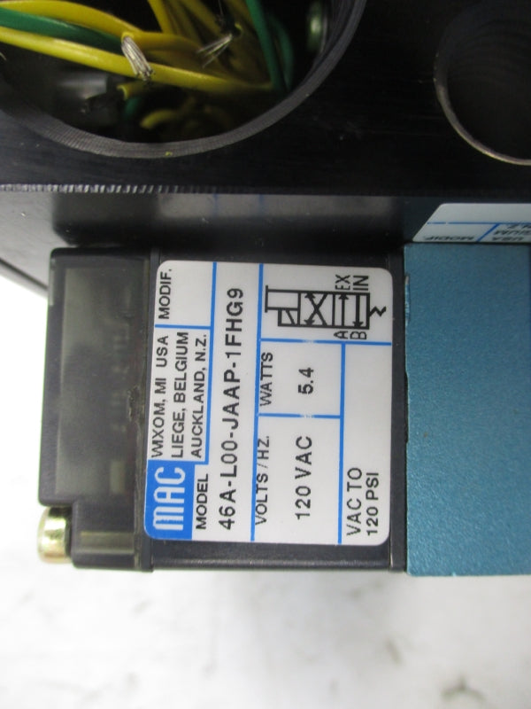 MAC 46A-L00-JAAP-1FHG9 120VAC 120PSI NSMP