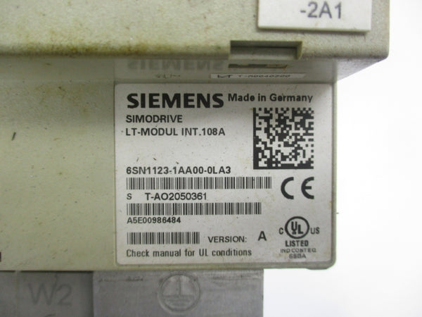 SIEMENS 6SN1123-1AA00-0LA3 108A UNMP