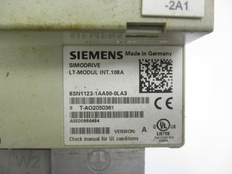 SIEMENS 6SN1123-1AA00-0LA3 108A UNMP