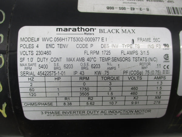 MARATHON WVC 056H17T5302-000977 E I 460V 1.3A NSNP