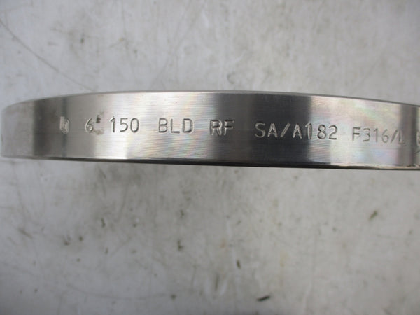 BLIND FLANGE 6 150 BLD RF SA/A182 F316/L B16.5 BKS/04892 NSNP