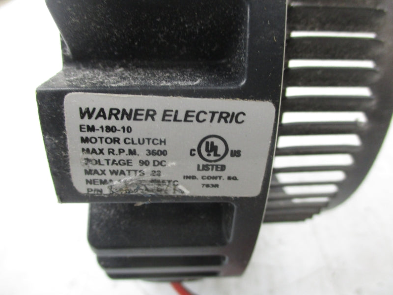 WARNER ELECTRIC EM-180-10 90VDC (AS PICTURED) UNMP