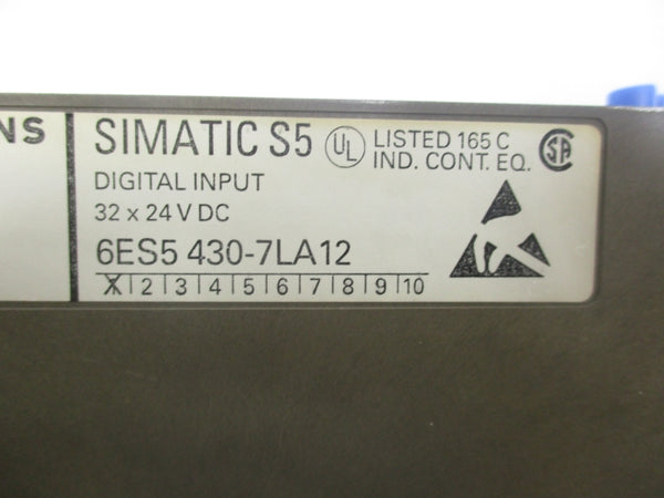 SIEMENS 6ES5 430-7LA12 24VDC NSMP
