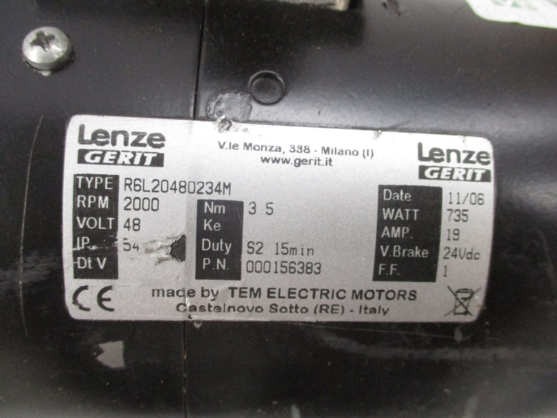 LENZE R6L20480234M 48V 19A UNMP