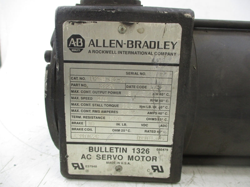 ALLEN BRADLEY 1326AB-A2E-11 5.2A (AS PICTURED) UNMP