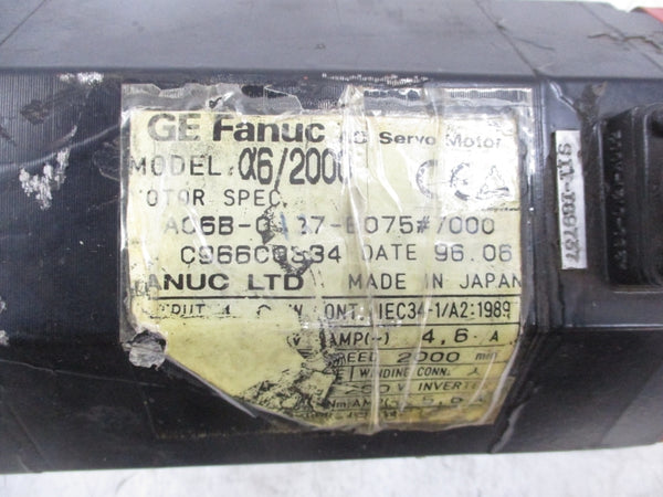 GE FANUC A06B-0127-B075#7000 (AS PICTURED) UNMP