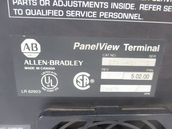 ALLEN BRADLEY 2711-KC1 SER. C F/W 5.02.00 230VAC (AS PICTURED) UNMP