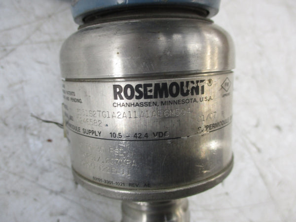ROSEMOUNT 3051S2TG1A2A11A1AE6M5Q4 10.5-42.4VDC 30PSI UNMP