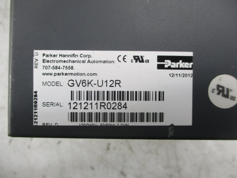PARKER GV6K-U12R 120/240V UNMP