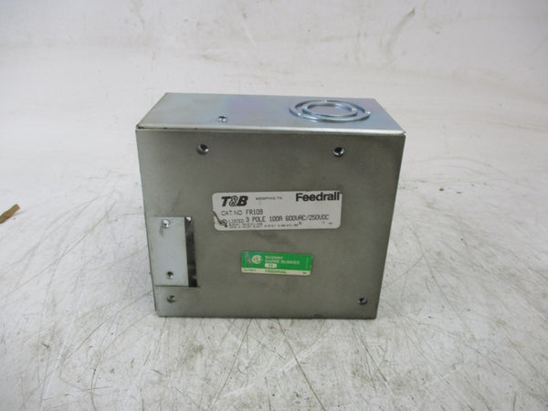 FEEDRAIL FR109 600VAC/250VDC 100A NSNP