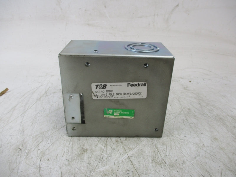 FEEDRAIL FR109 600VAC/250VDC 100A NSNP