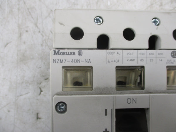 MOELLER NZM7-40N-NA 600VAC 40A NSNP