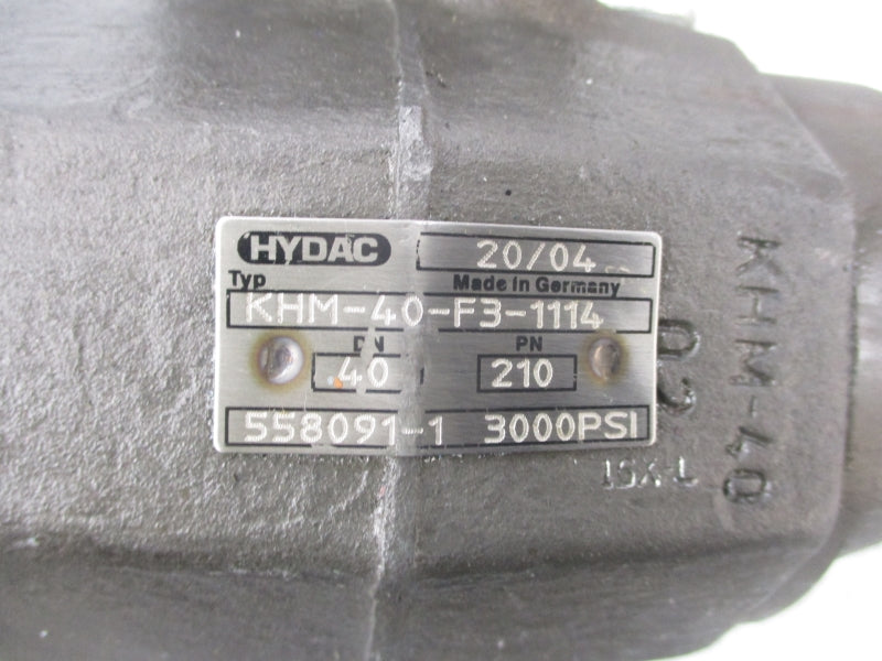 HYDAC KHM-40-F3-1114 3000PSI (AS PICTURED) NSNP