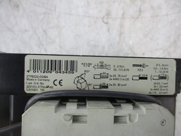 SIEMENS 3TF5022-0DB4 600V 160A (AS PICTURED) UNMP