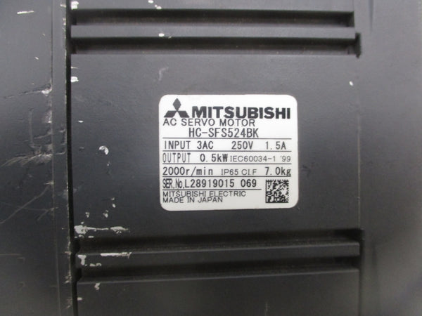 MITSUBISHI HC-SFS524BK 250V 1.5A (AS PICTURED) UNMP