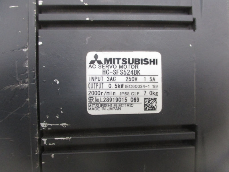 MITSUBISHI HC-SFS524BK 250V 1.5A (AS PICTURED) UNMP
