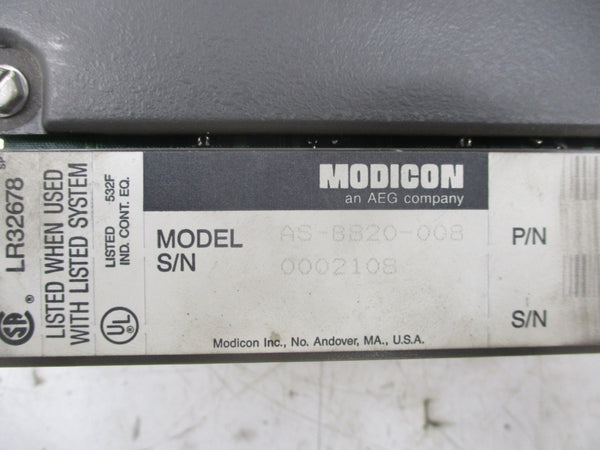 MODICON AS-B820-008 10-60VDC (AS PICTURED) UNMP