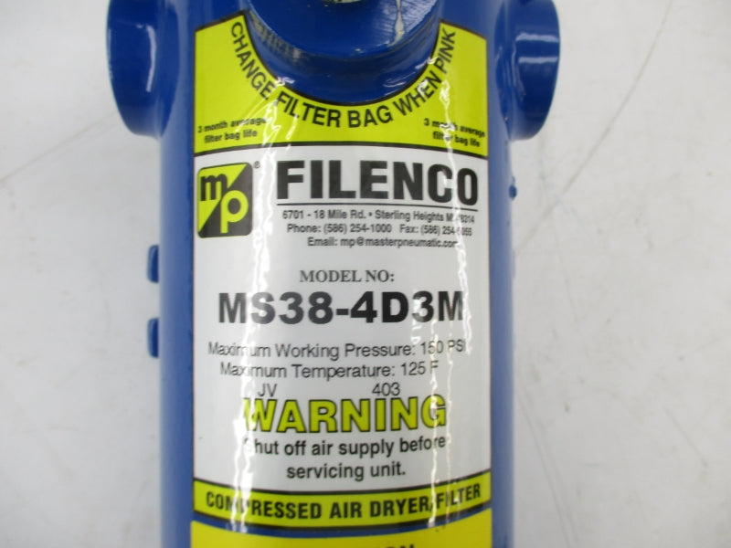 MASTER PNUEMATICS MS38-4D3M NSNP