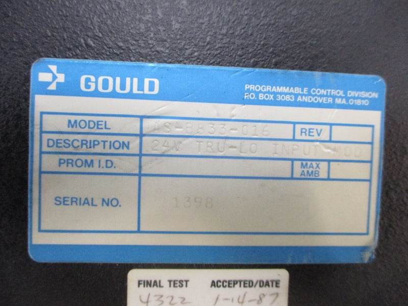 GOULD AS-B833-016 24V NSNP