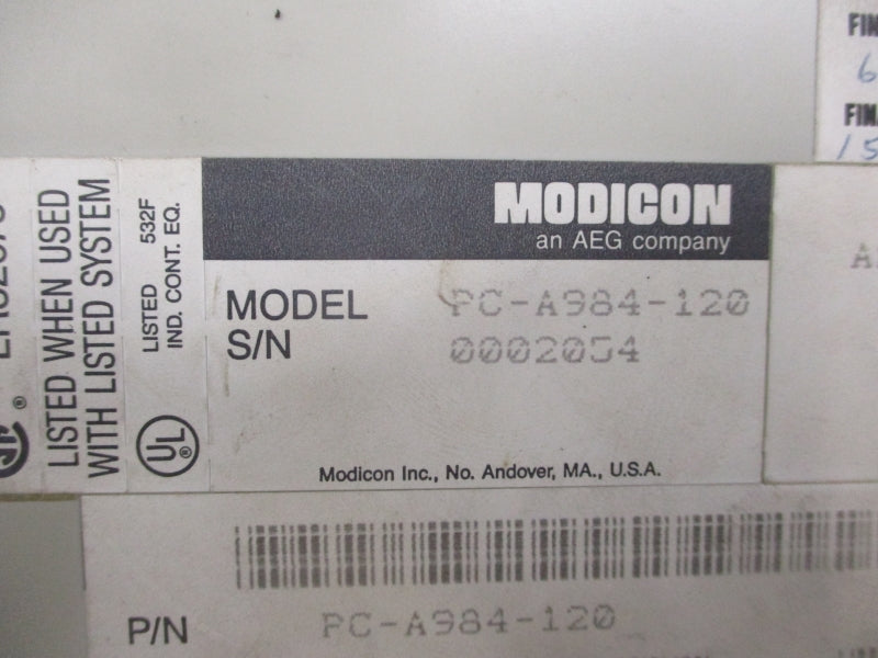 MODICON PC-A984-120 (AS PICTURED) UNMP