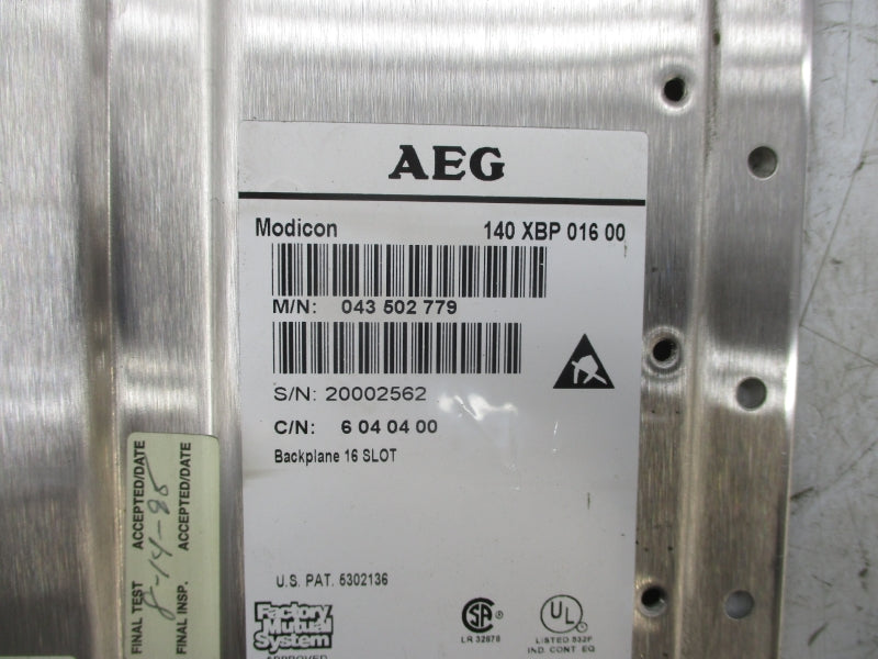 AEG 140 XBP 016 00 UNMP