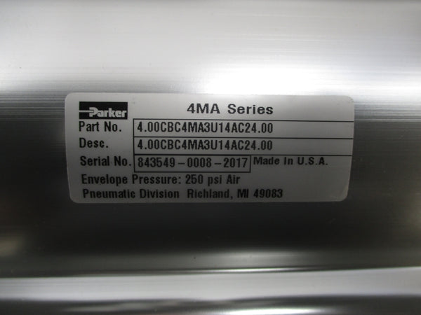 PARKER 4.00CBC4MA3U14AC24.00 SER. 4MA 250PSI NSNP