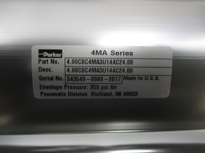 PARKER 4.00CBC4MA3U14AC24.00 SER. 4MA 250PSI NSNP