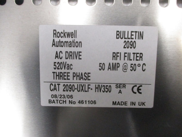 ALLEN BRADLEY 2090-UXLF-HV350 SER. A 520VAC 50A NSNP