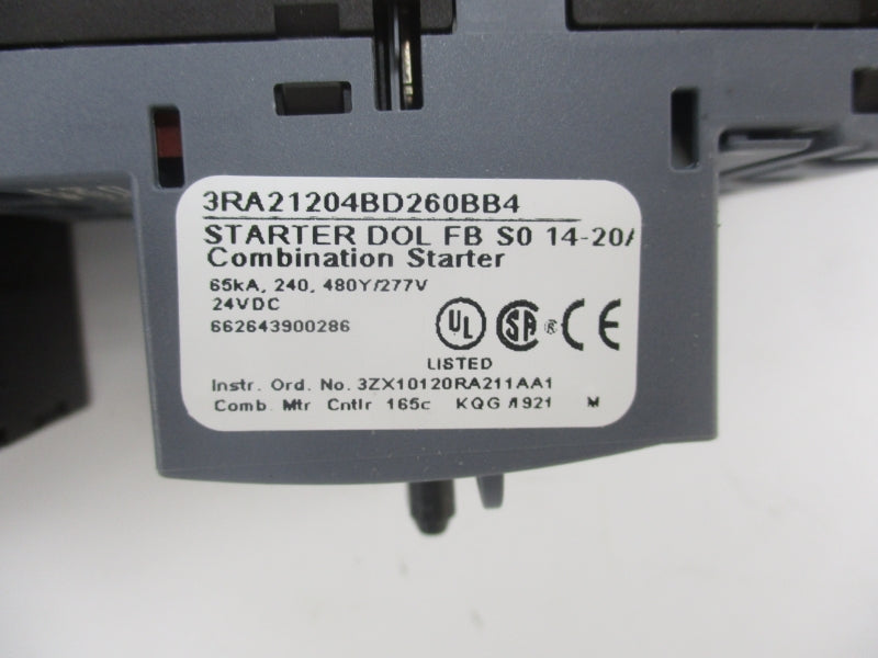 SIEMENS 3RA21204BD260BB4 24VDC 14-20A NSMP