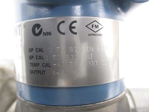 ROSEMOUNT 3095MA3CAAA10AA0100B 11-55VDC 800PSI UNMP