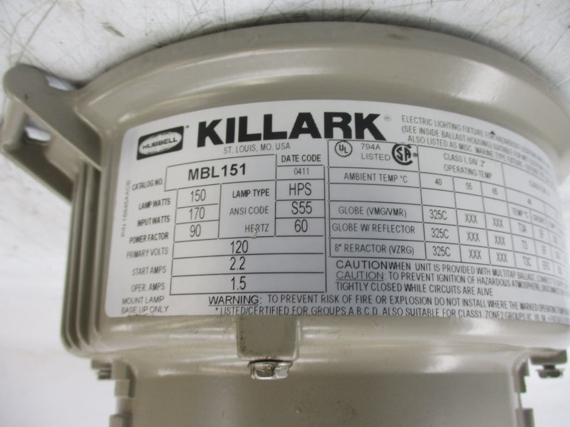 HUBBELL MBL151 120V 2.2A UNMP