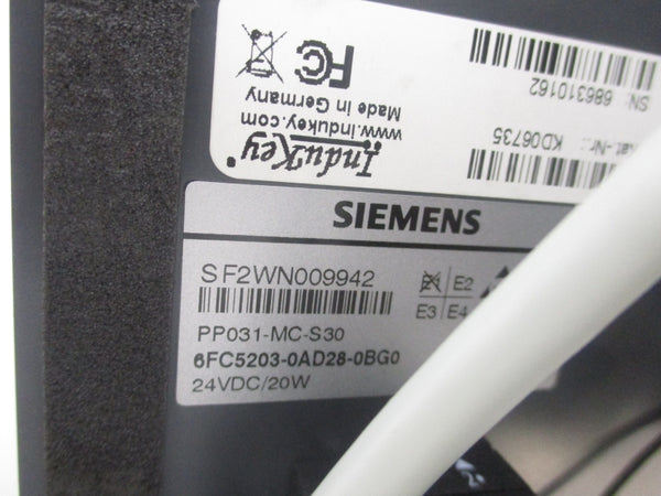 SIEMENS 6FC5203-0AD28-0BG0 24VDC NSNP