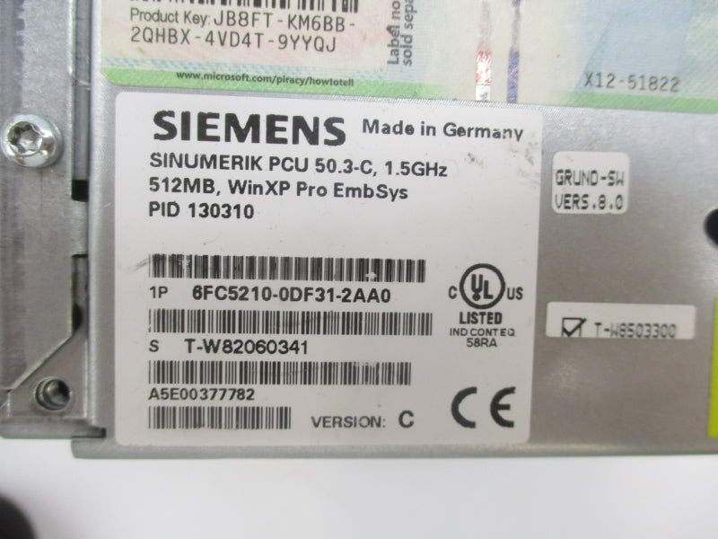 SIEMENS 6FC5210-0DF31-2AA0 24VDC NSNP