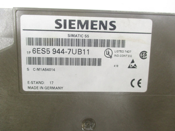 SIEMENS 6ES5 944-7UB11 NSNP
