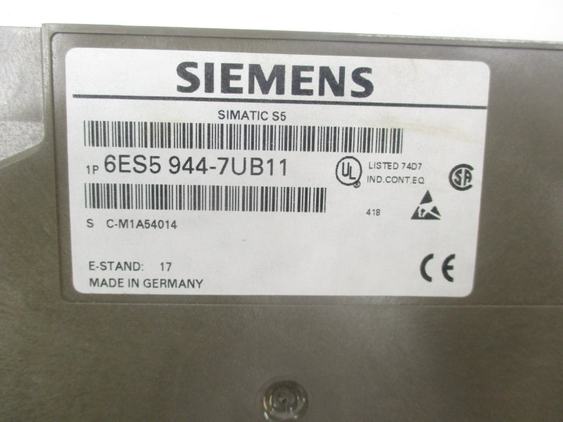 SIEMENS 6ES5 944-7UB11 NSNP