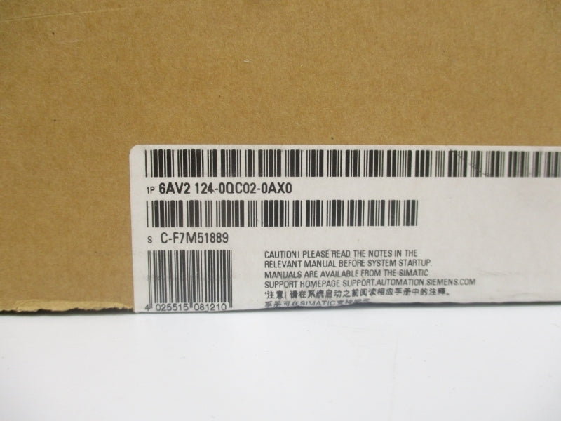 SIEMENS 6AV2 124-0MC01-0AX0 24V 1.2A NSMP