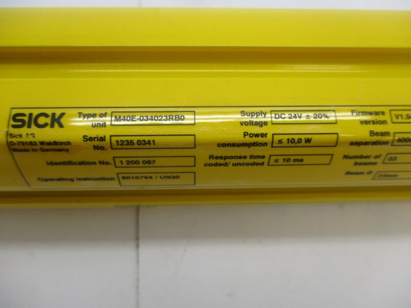 SICK M40E-034023RB0 1200067 F/W 1.54 24VDC NSMP
