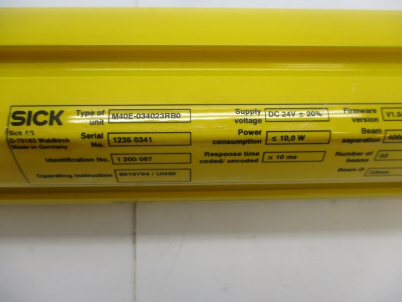 SICK M40E-034023RB0 1200067 F/W 1.54 24VDC NSMP