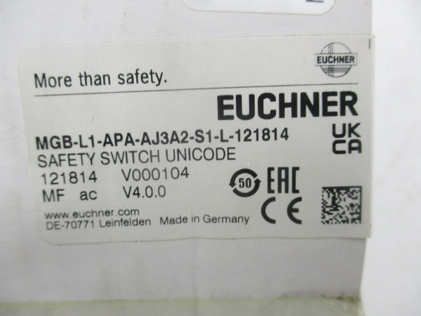 EUCHNER MGB-L1-APA-AJ3A2-S1-L-121814 NSFS