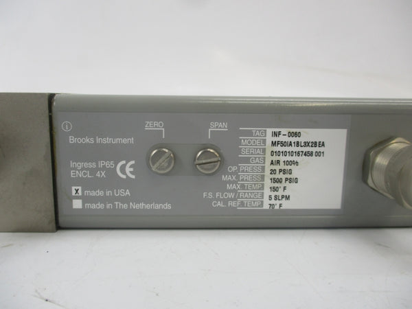 BROOKS INSTRUMENT MF50IA1BL3X2BEA 20PSI NSNP