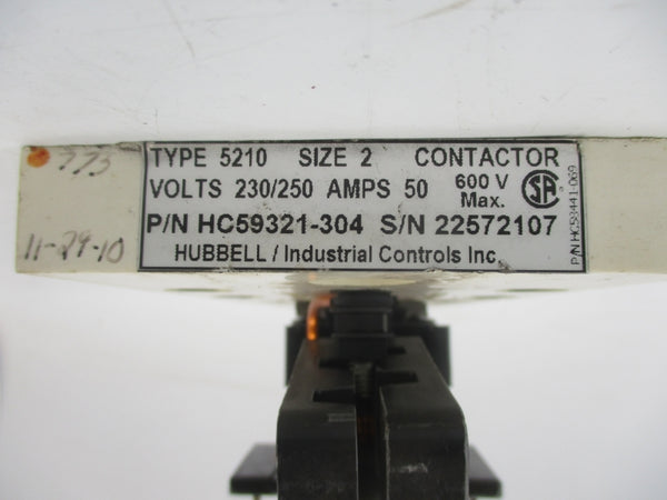 HUBBELL HC59321-304 230/250V 50A UNMP