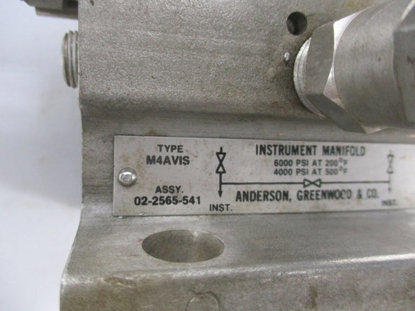 ANDERSON M4AVIS 02-2565-541 6000PSI (AS PICTURED) UNMP