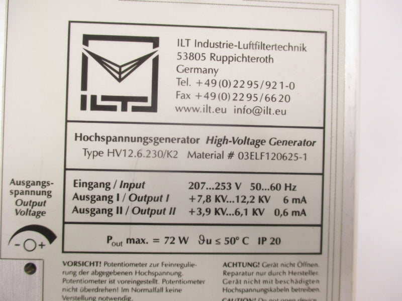 ILT HV12.6.230/K2 207-253V NSNP