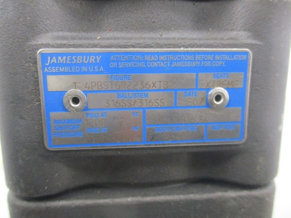 JAMESBURY 4PBSTGR2236XTB 1200PSI 1" NSNP
