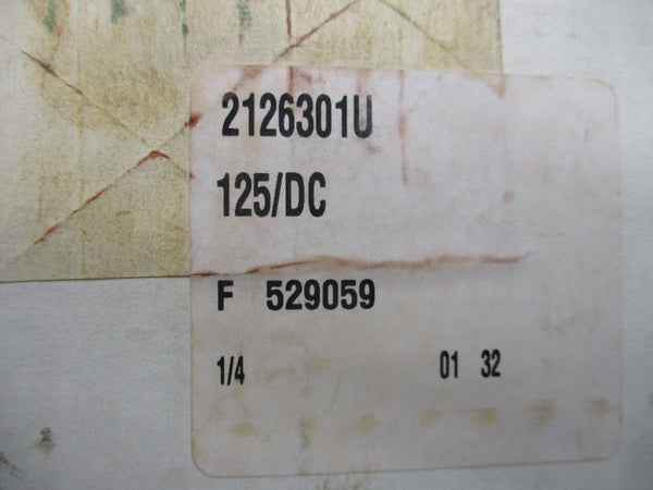 ASCO 2126301U 125VDC 150PSI 1/4" NSNP