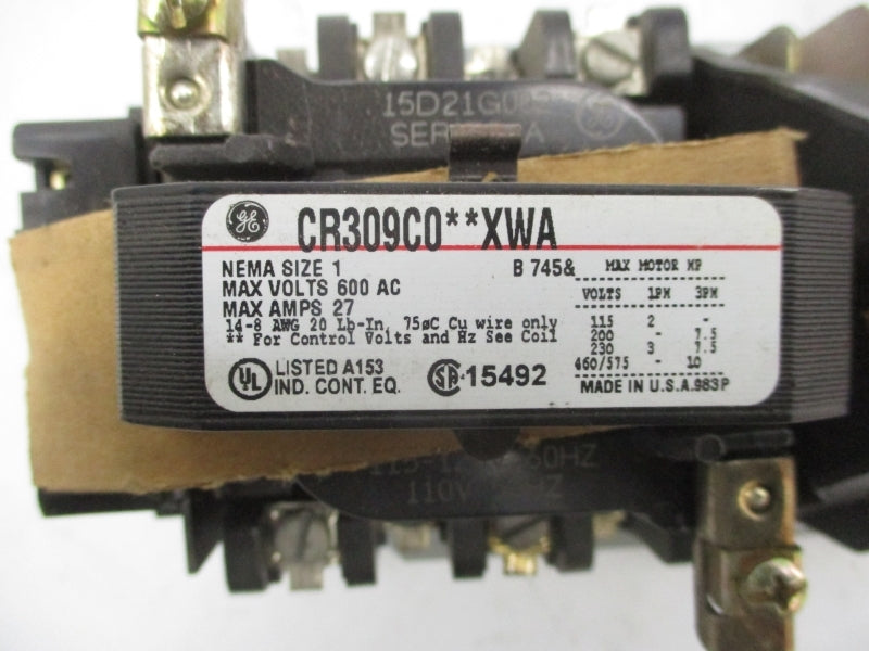 GENERAL ELECTRIC CR309C0**XWA 110/115-120V NSNP