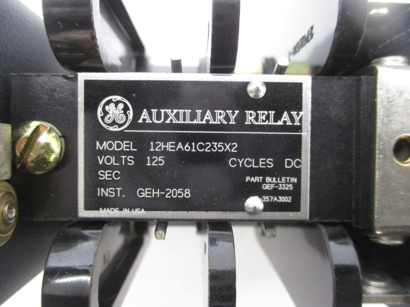 GENERAL ELECTRIC 12HEA61C235X2 125V NSMP