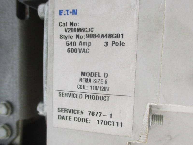 EATON V200M6CJC 110/120V NSNP